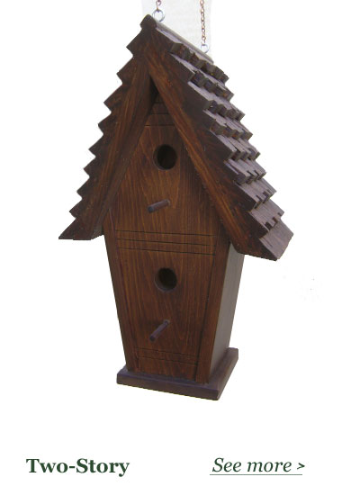 Two-Story Bird Houses