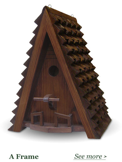 A-Frame Bird Houses