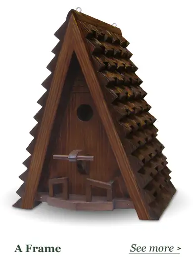 A-Frame Bird Houses