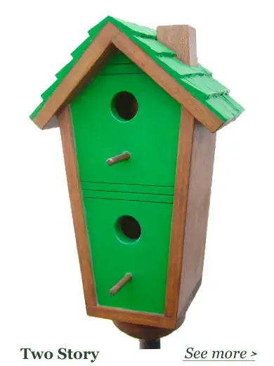 Two-Story Bird Houses